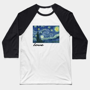 Van GOGH night lowe Baseball T-Shirt